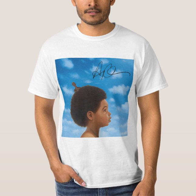 Camiseta "Nada era el mismo álbum bebé niño" (Anverso)
