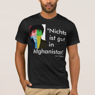 Camiseta “Nada es en Afganistán bueno” Käßmann playe