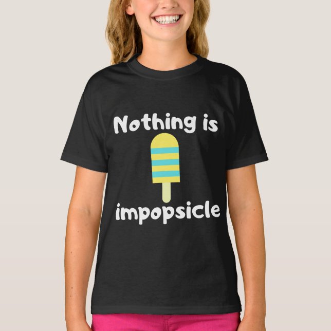 Camiseta Nada es impopsical (Anverso)