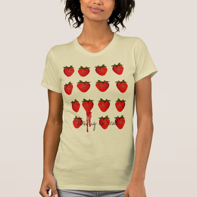 Camiseta "Nada es real…" Strawberry Fields para siempre (Anverso)