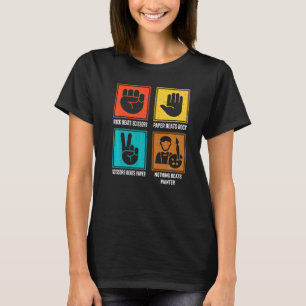 Camiseta Nada gana a pintor ingenioso artista pintando arte