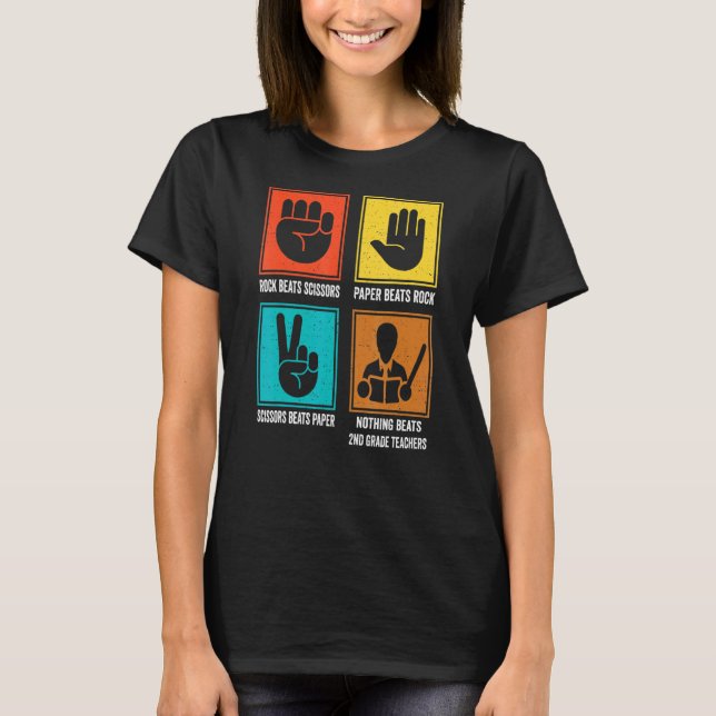 Camiseta Nada gana a profesores de segundo grado con educac (Anverso)