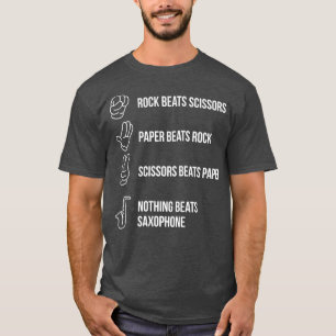 Camiseta Nada Gana A Un Regalo Saxofónico Para El Tenor De 