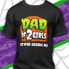Camiseta Nada gracioso de Halloween me asusta papá de dos C