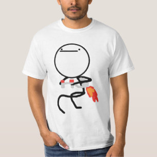 Camiseta Nada hacer aquí rabia cara Meme