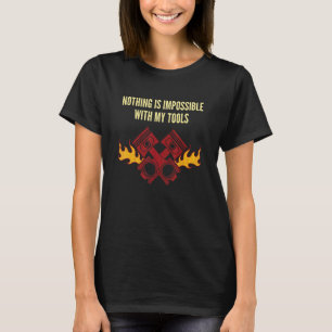 Camiseta Nada imposible con las herramientas Reparación mec