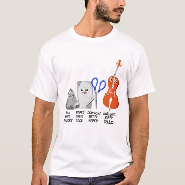 Camiseta Nada le gana a Cello. Músico de bandas de música (Anverso)