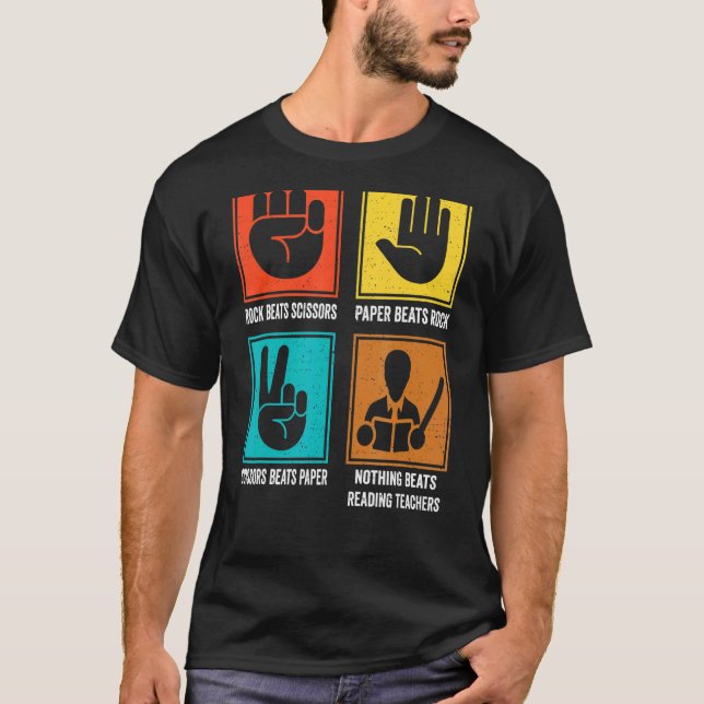 Camiseta Nada le gana a la lectura de profesores que leen T (Anverso)