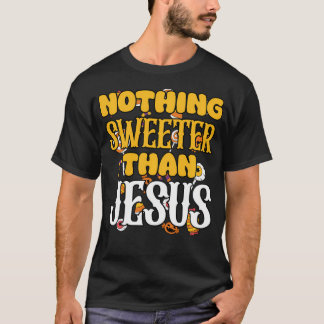 Camiseta Nada más dulce que Jesús Cristiano Halloween