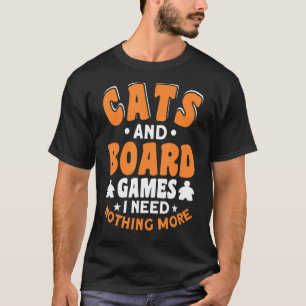 Camiseta nada más gatos gatos juegos de mesa 5