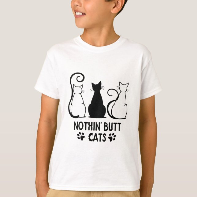Camiseta Nada más que gatos (Anverso)