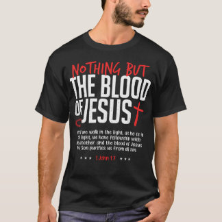 Camiseta Nada Más Que La Sangre De Jesús Divertido Cristian