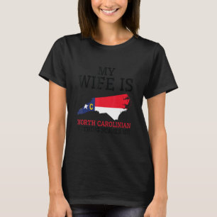 Camiseta Nada me asusta a mi esposa norte caroliniana C