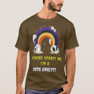 Camiseta Nada me asusta como analista de datos