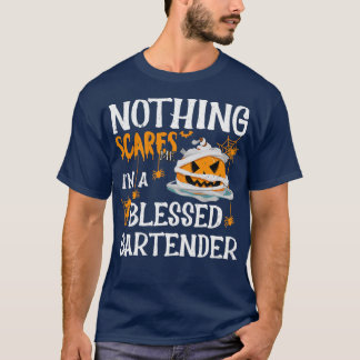 Camiseta Nada me asusta Ix27m un bendito barman divertido