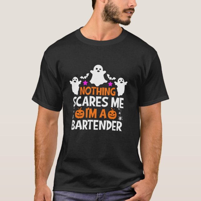 Camiseta Nada me asusta soy un Halloween divertido de Barte (Anverso)