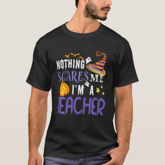 Camiseta Nada me asusta, soy un salón de calabaza divertida