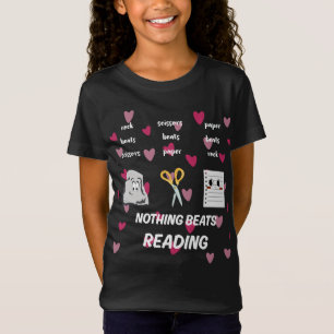 Camiseta Nada mejor que leer tijeras de papel de rock