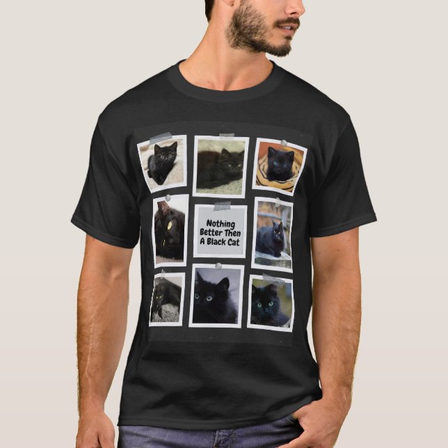 Camiseta Nada Mejor Que Un Gato Negro (Anverso)