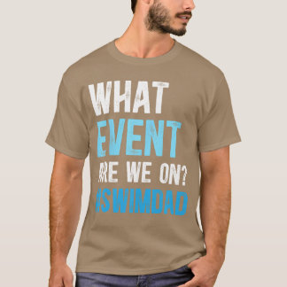 Camiseta Nada Papá Divertido Nada Padre Nadador Papá de Un