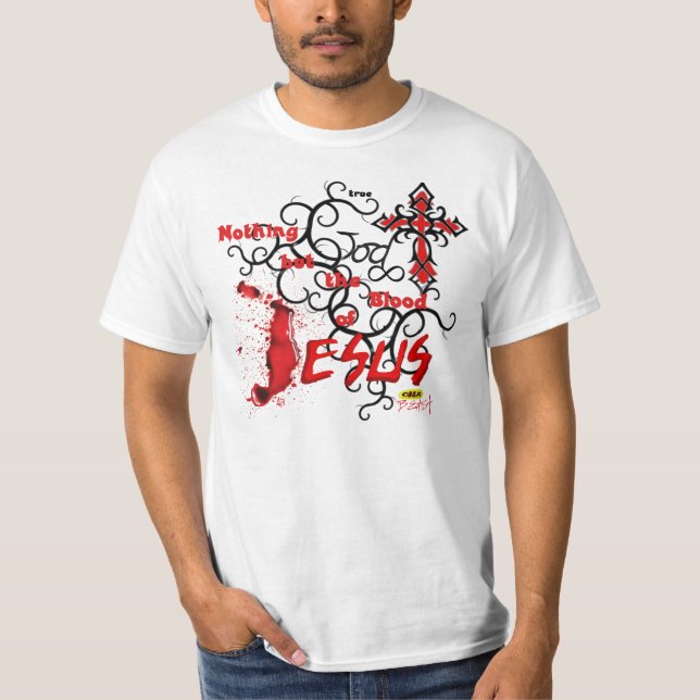 Camiseta nada pero la sangre de Jesús (Anverso)