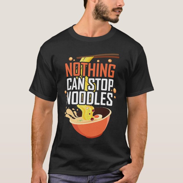 Camiseta Nada puede detener los fideos (Anverso)