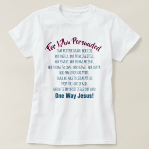Camiseta Nada puede separarnos de cristiano del amor de