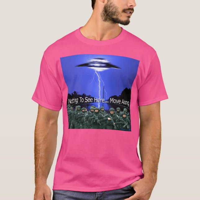 Camiseta Nada que ver aquí (Anverso)