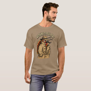Camiseta Nada Que Ver Aquí Pavo De Acción De Gracias