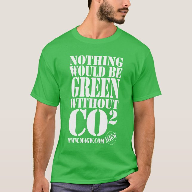 Camiseta Nada sería verde sin CO2 (Anverso)