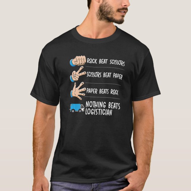 Camiseta Nada supera a Logisticista Cargo Warehousing Logis (Anverso)