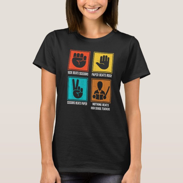 Camiseta Nada supera a los profesores de secundaria educado (Anverso)