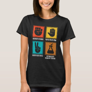 Camiseta Nada supera al profesor de química ciencia química