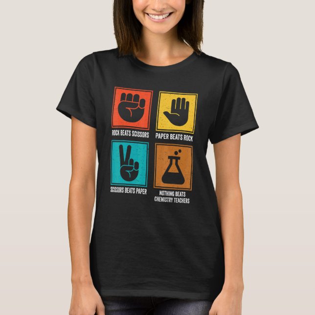 Camiseta Nada supera al profesor de química ciencia química (Anverso)