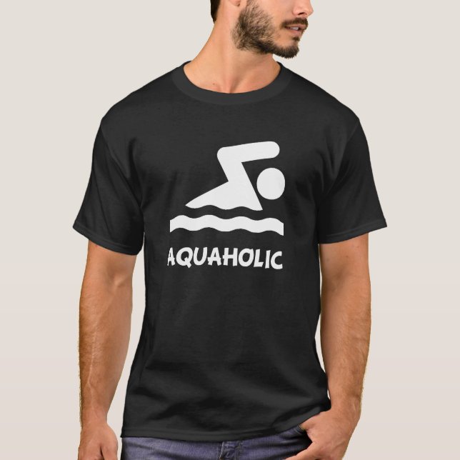 Camiseta Nadador de Aquaholic (Anverso)