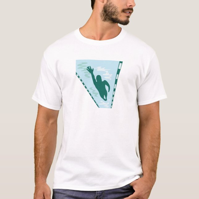 Camiseta Nadador del revestimiento (Anverso)