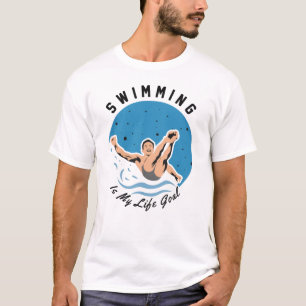 Camiseta nadador - Nadar es mi meta de vida