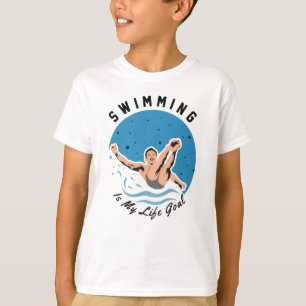 Camiseta nadador - Nadar es mi meta de vida