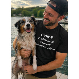 Camiseta Nadador Profesional de Perros Personalizados Aband