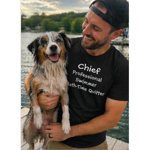 Camiseta Nadador Profesional de Perros Personalizados Aband