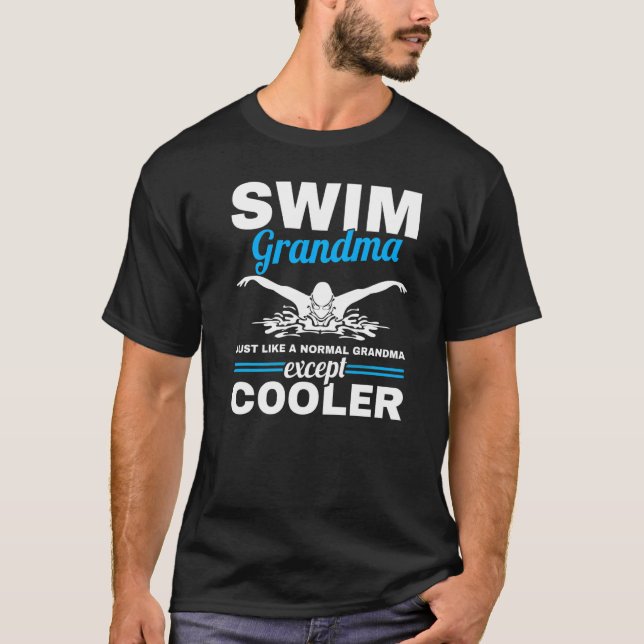 Camiseta Nadadora Abuela Natación Abuela Natación (Anverso)