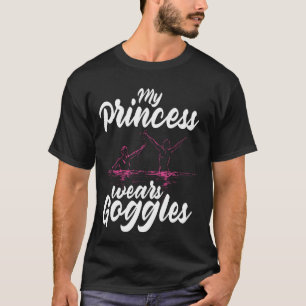 Camiseta Nadadora de Sincro Natación Artística Natación Sin