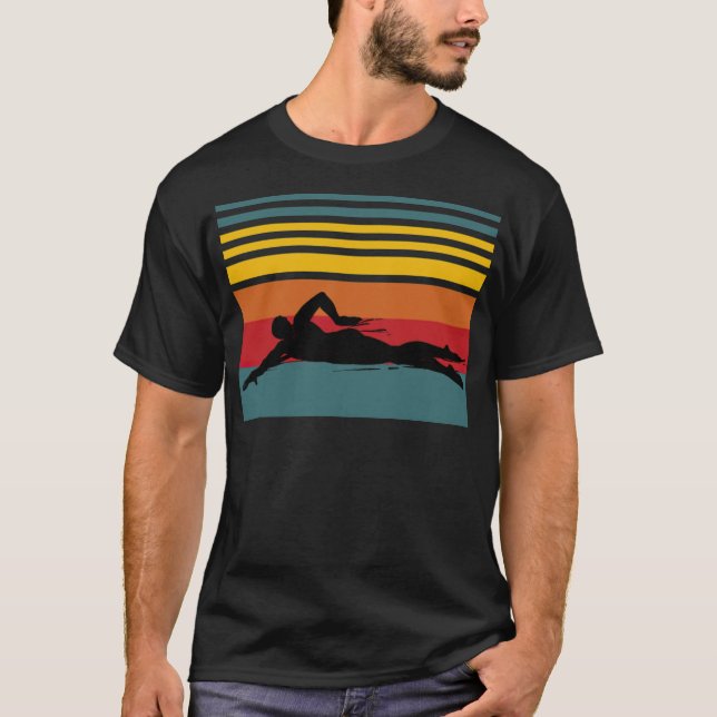 Camiseta Nadadora Natación Deportes Acuáticos Atleta humor  (Anverso)