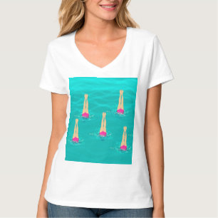 Camiseta Nadadores Artísticos - Nadando Bajo El Agua