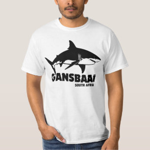 Camiseta Nadando Con Grandes Tiburones Blancos - Buceo En G