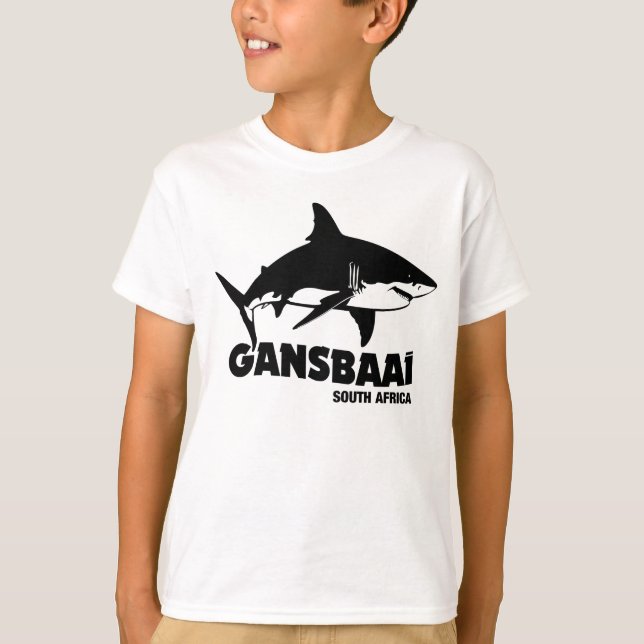 Camiseta Nadando Con Grandes Tiburones Blancos - Buceo En G (Anverso)