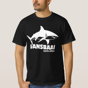 Camiseta Nadando Con Grandes Tiburones Blancos - Buceo En G