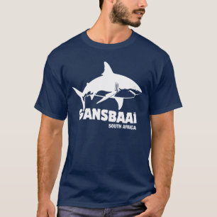 Camiseta Nadando Con Grandes Tiburones Blancos - Buceo En G