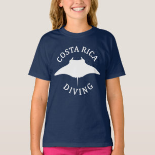 Camiseta Nadando Con Manta Ray - Buceo En Costa Rica