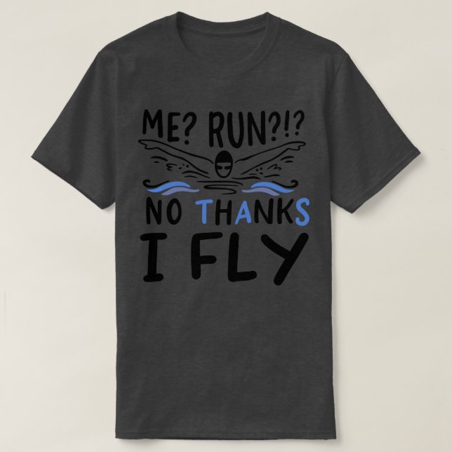 Camiseta Nadando I Volar (Diseño del anverso)